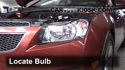 2013 Chevrolet Cruze LT 1.4L 4 Cyl. Turbo Lights Highbeam (replace bulb)